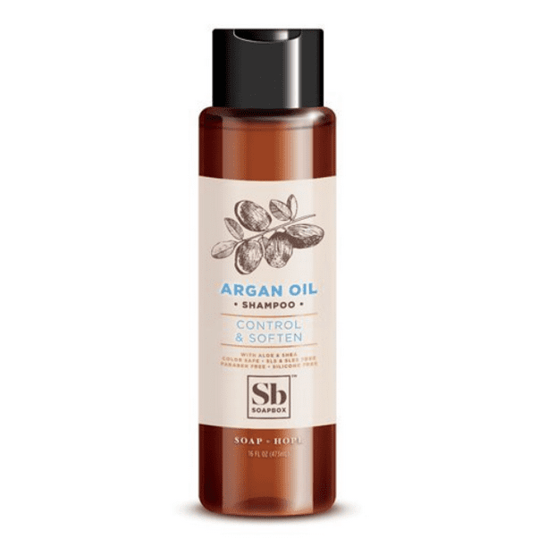 Soapbox Shampoo, Vegan & Cruelty Free Hydrating Shampoo with Argan Oil