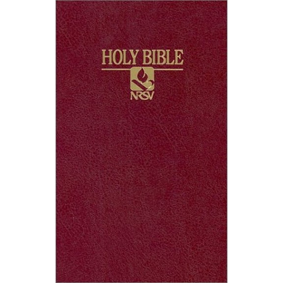 Pre-Owned Holy Bible New Revised Standard Version Bible: Burgundy Leather Paperback