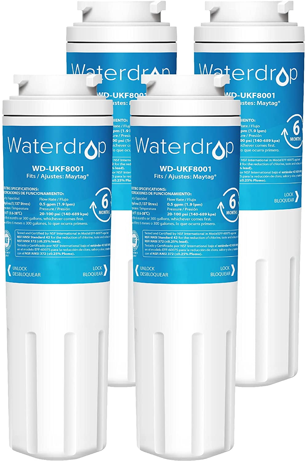 Water Filter Replacement for Maytag-UFK8001AXX Refrigerator 1-3 Packs 
