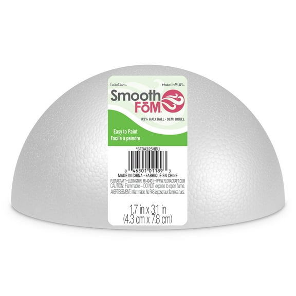 FloraCraft SmoothFoM Half Ball-1.7"X3.1"