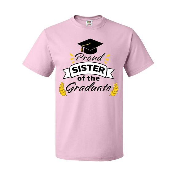 Inktastic Proud Sister of the Graduate-family Graduation T-Shirt
