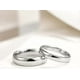 thumbnail image 3 of 2mm 4mm 6mm Tungsten Wedding Bands Ring for Women Men Rose Gold/Silver/Gold/Black Polished Slim Engagement Promise Rings Comfort Fit Size 4-13, 3 of 4