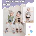 thumbnail image 2 of Baby Socks Toddlers Socks Baby Toddler Girls Boys Non Slip Grips Socks with Grippers Cotton Gifts Socks, 2 of 7