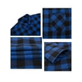 thumbnail image 6 of SAYFUT Plaid Button Up Shirt, Men Flannel Shirt Button Down Long Sleeve Shirts Big and Tall L-4XL Plaid Shirt, 6 of 8