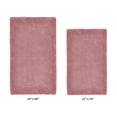 thumbnail image 2 of Better Trends 2 Piece Premium Bathroom Rug Set 100% Cotton Soft Tufted Reversible Bath Rug Water absorbent Bath Mat Ideal for Bathroom Shower and Tub Use, Edge Collection Pink (21" x 34" | 24" x 40"), 2 of 5