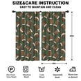 thumbnail image 2 of Blackout Kids Curtains,Football Pattern Childrens Insulated Curtains Set Of 2,Bedroom Essentials,Toddler Room Decor 42"x84", 2 of 5