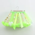 thumbnail image 5 of uublik Girls Mini Skirt Green with Shorts Tutu Dress Up Clothes Tulle Skirt for Birthday Princess Costume Party Size 3T-8, 5 of 5