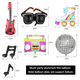 thumbnail image 2 of Globos Xtellar Disco 80s 90s Retro Radios Decoración Fiesta 139pcs, 2 of 2