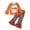 a60-Orange, variant on KPOPLK Fall Toddler Girl Clothes Outfits 1t 2t 3t 4t 5t 6t Leopard Plaid Long Sleeve Halloween Print Ruffle Top Flare Pants Winter Clothing Set,Size 3-4 Years