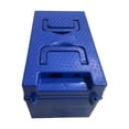 thumbnail image 2 of Almencla Electric Bike Battery Box Battery Container Dustproof Waterproof with Foldable Handle Carry Case for Electric Tools Accessory Blue, 2 of 8