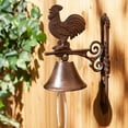 thumbnail image 3 of Accent Plus Decorative Rooster Cast Iron Bell, 3 of 4