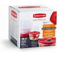 thumbnail image 3 of Rubbermaid 2066483 Easy Finn Grid Storage Container, 9 Piece Set, BPA Free, 3 of 5