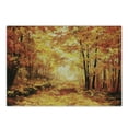 thumbnail image 1 of Country Cutting Board, Pale Shaded Autumn in the Forest Pastoral Calm Simple Life Nature Paint Away Art, Decorative Tempered Glass Cutting and Serving Board, Small Size, Orange Brown, by Ambesonne, 1 of 1