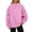 Pink #043, variant on Mohiass Mock Neck Sweatshirt Women Oversized Plain Pullover Sweatshirts No Hood Casual Fall Long Sleeve Turtleneck Tops Beige 2XL