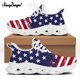 thumbnail image 1 of Noisydesigns - Zapatillas planas informales de malla tejida para hombre, de verano y otoño, con estampado de bandera estadounidense, suela blanca, resistentes al desgaste, para adolescentes, 1 of 6