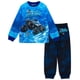 thumbnail image 1 of Set de pijama Monster Jam Megalodon para niños pequeños, teñido con efecto anudado de 7 a 8 años, 1 of 7