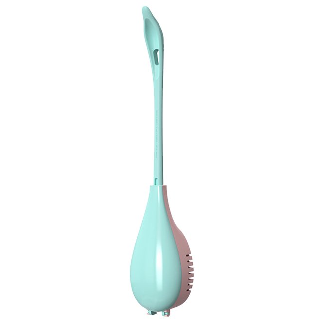Juego de escobilla y soporte para inodoro, sistema de limpieza de inodoro para baño, escobilla de limpieza profunda montada en la pared