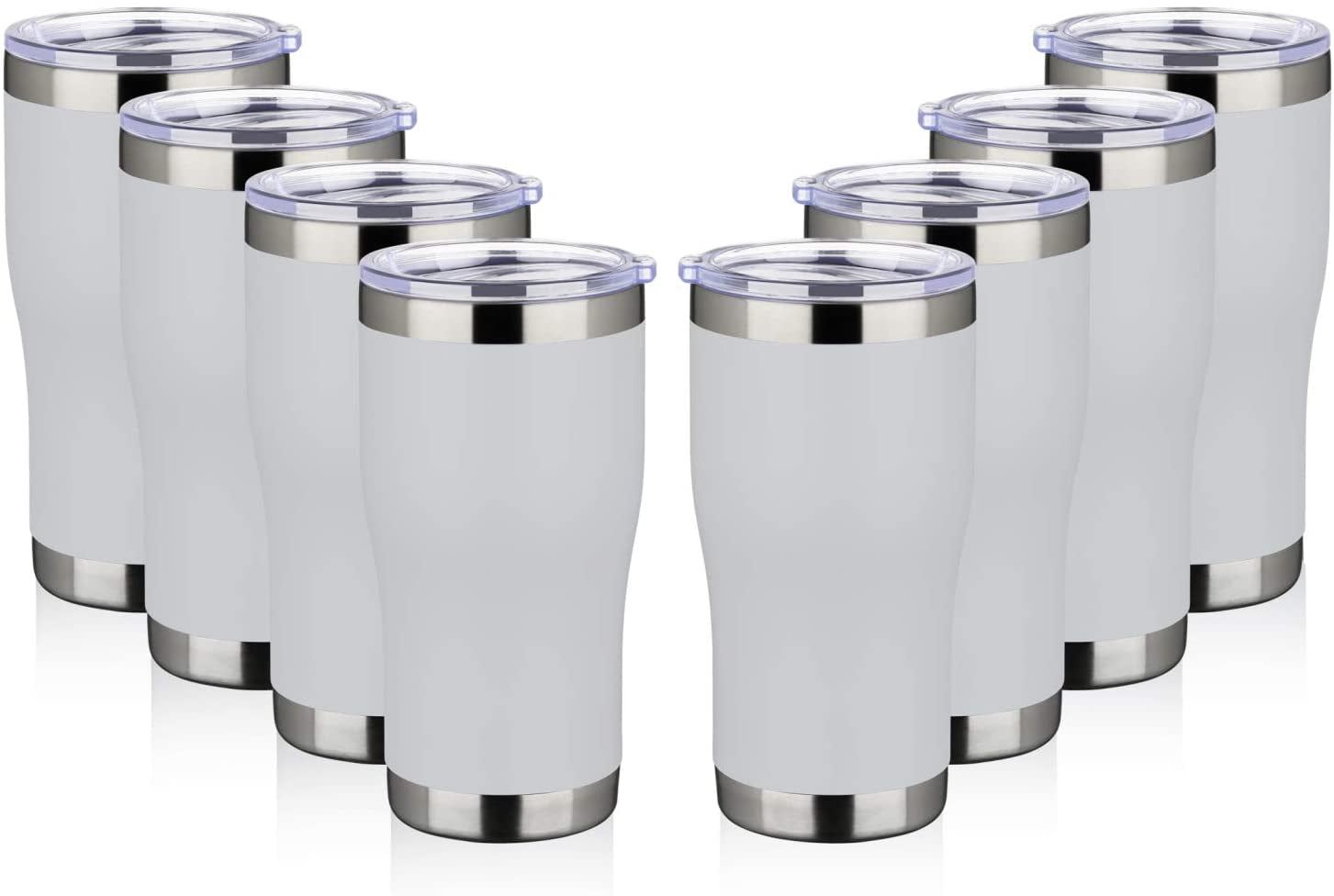 Stainless Steel Cups With Lids Bulk
