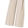 thumbnail image 5 of LIIPEE Girls Outfit Sets Casual Summer Fashion Solid Color Sleeveless Square Neck Button Down Vest Wide Leg Pants 2 Piece Set Kids Children Comfortable Breathable Cute Clothing,Khaki,9-10 Years, 5 of 10