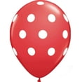 thumbnail image 6 of MINNIE MICKEY Mouse Red Black Polka Dots Birthday PARTY Mylar Latex BALLOONS Set, 6 of 7