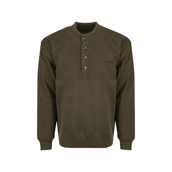 McAlister Men's Waterfowler's Henley Sweater Olive 2XL
