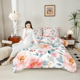 thumbnail image 4 of Castle Fairy Teens Children Pink Chic Flower 2Pcs Bedding Comforter Set,Spring Graden Twin Comforter Sets,Watercolor Floral Breathable Bedding Set,Luxury Bedroom Decor, 4 of 8