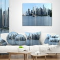 thumbnail image 4 of Designart Vancouver BC Skyline Panorama - Cityscape Photo Throw Pillow - 12x20, 4 of 5