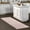 Kai Blush, variant on nuLOOM Kai SuperiorWash Stripe Faux Rabbit Machine Washable Area Rug, 2' 6" x 8', Runner, Kai Charcoal