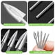 thumbnail image 3 of Juego de 5 Brocas para Tallar Madera, Accesorios para Herramientas Rotativas con Vástago de 1/8 Pulgada para Grabado, Brocas de Diamante para Bricolaje en Madera, 3 of 5