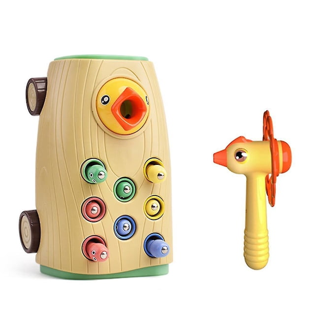 Juego mental para niños Kinderganten Lovely Woodpeckers Insect Catching Game