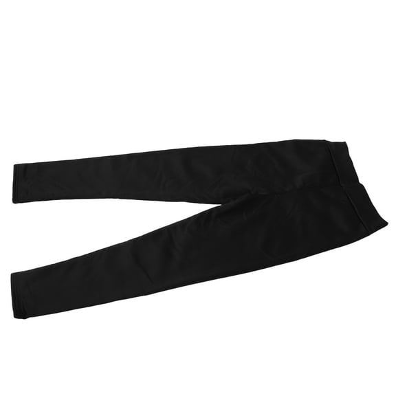 STRANDCHIC Elastic Corduroy Pants Women High Waist Warmth Outdoor Activities Black 1Pcs