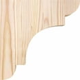 thumbnail image 3 of 3 1/2"W x 8"D x 8"H New Brighton Smooth Corbel, Douglas Fir, 3 of 9