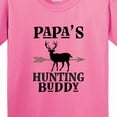thumbnail image 4 of Inktastic Papa Hunting Buddy Bow Hunter Youth T-Shirt, 4 of 5
