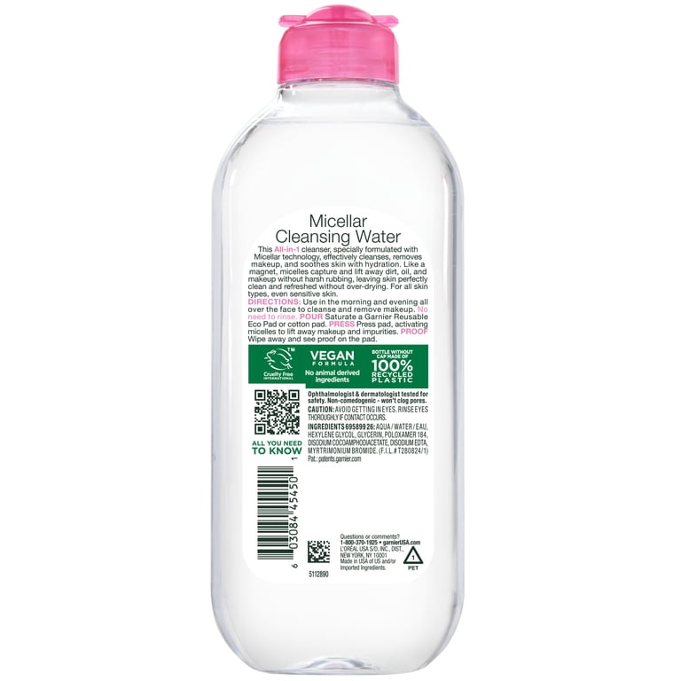 Garnier SkinActive Micellar Cleansing Water Makeup Remover photo 2