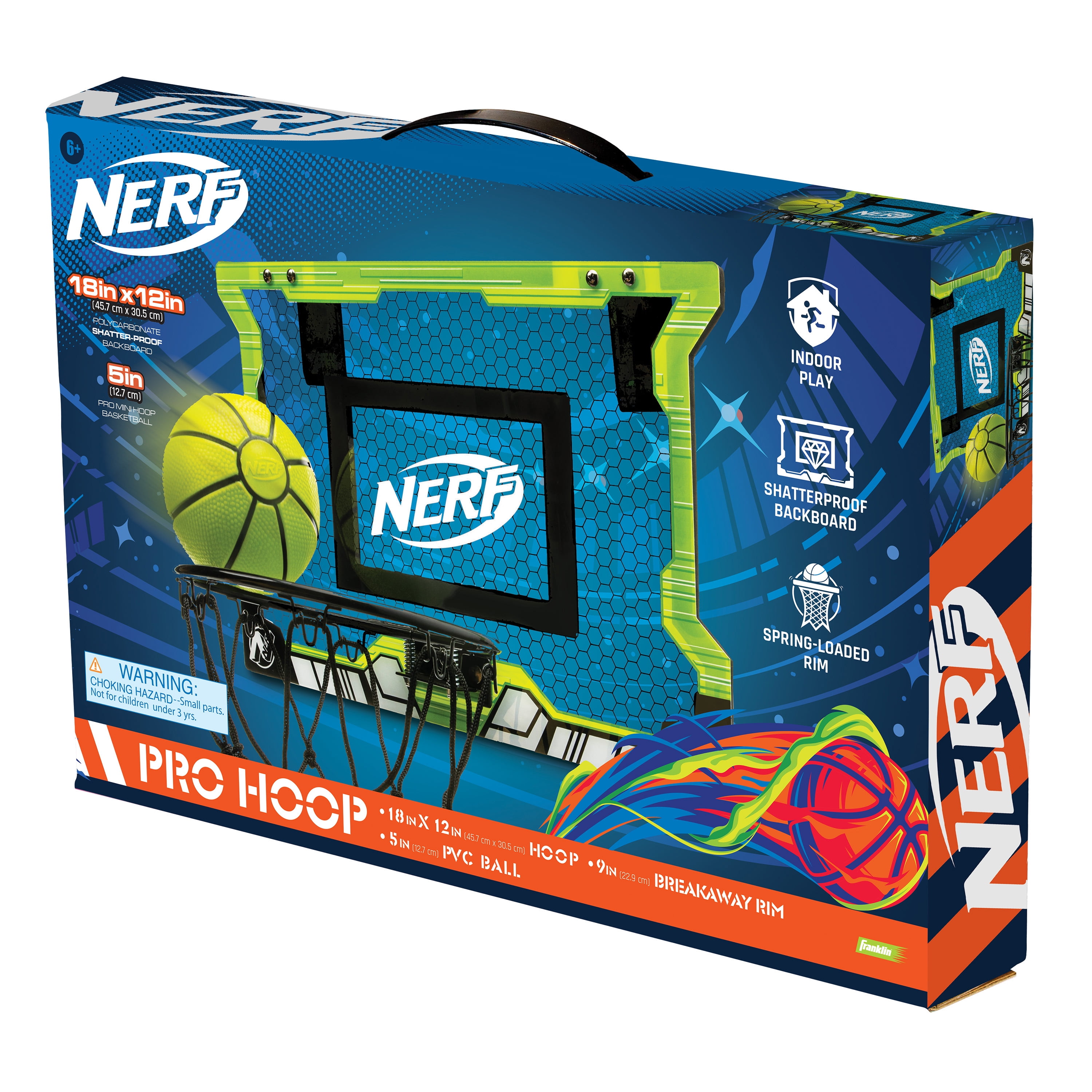 NERF Basketball Hoop Set Steel Pro Hoop Mini Hoop Set With Mini Basketball 