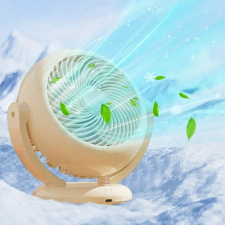 

Blaxill Mini Fan Shaking Head Charging Model 1200mAh High Battery Capacity Portable Small Fan Desktop USB Desktop Fan Wall Mounted Fan for Cooling