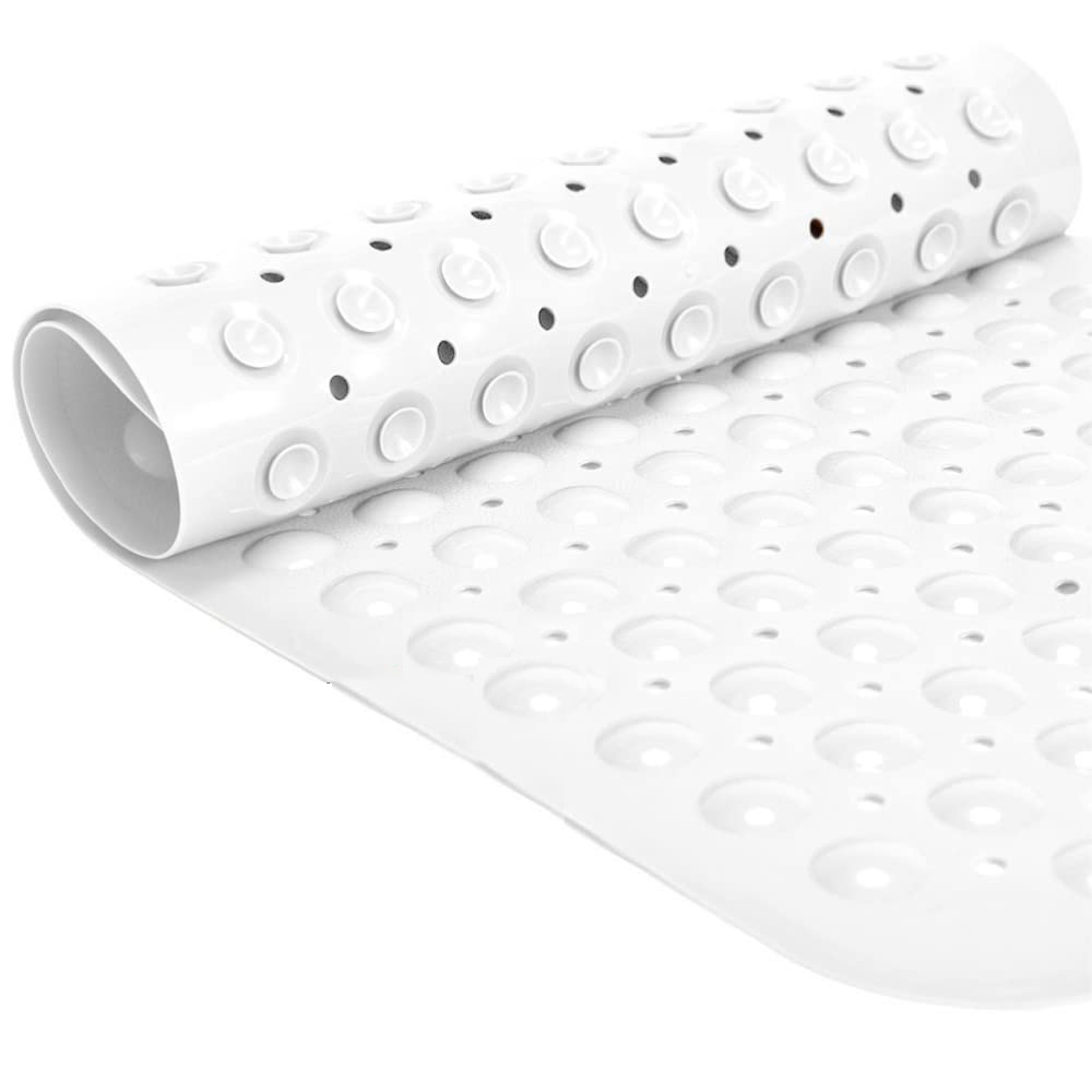 Bathtub Mat, Easy Clean Machine Wash with Drain Holes and Suction Cups