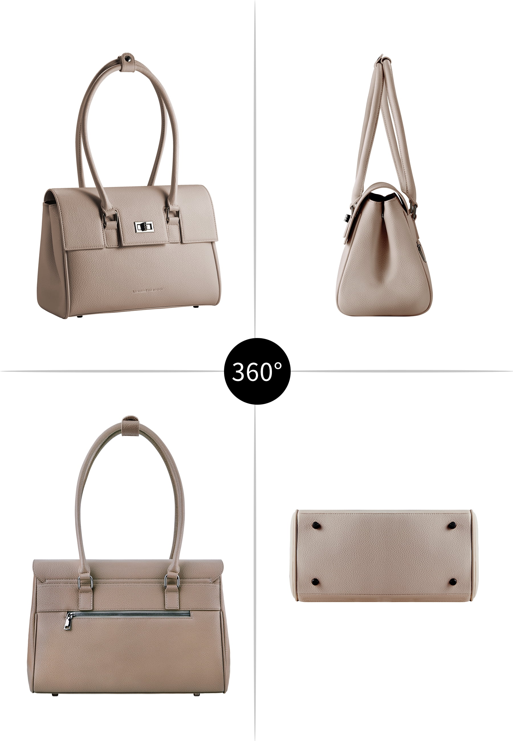Victoria Hyde Jolene M Women Leather Handbags Briefcase Laptop Top Handle Bags