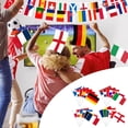 thumbnail image 2 of Drapeaux à Main Double pour l'Équipe Nationale 2024 pour les Fans de Football, Soutien, 2 of 7