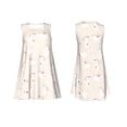 thumbnail image 7 of Lsque Beautiful Rabbit Pattern Summer Dresses for Women – Sleeveless T-Shirt Swing Sundress, Perfect for the Beach and Casual Days, 7 of 7