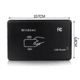 thumbnail image 2 of USB RFID Reader 125khz EM4100 ID Contactless Sensitivity Smart Card Reader TK4100 Support Window System Linux,1 * Card Reader,Black, 2 of 6