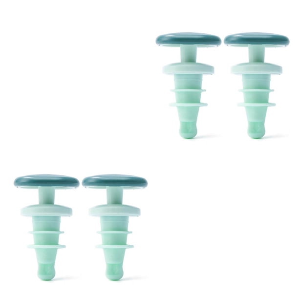 Naiovety 2 piezas de silicona para cocina, jugo de vino tinto, botella de corcho, vertedor de café, tapón para el hogar, botellas lavables al vacío, Type5 NO5 Naiovety CBP175852