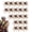 20 Pcs Brown, variant on Prickly Pear Fishing Lure, Sea Urchin Bait Floating TPR Lures with Star Glitter for Saltwater Fishing