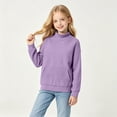 thumbnail image 3 of Hurxie Girls Long Sleeve Shirts Crewneck T-Shirts, Kids Crewneck Sweatshirt for Girls 120, 3 of 6