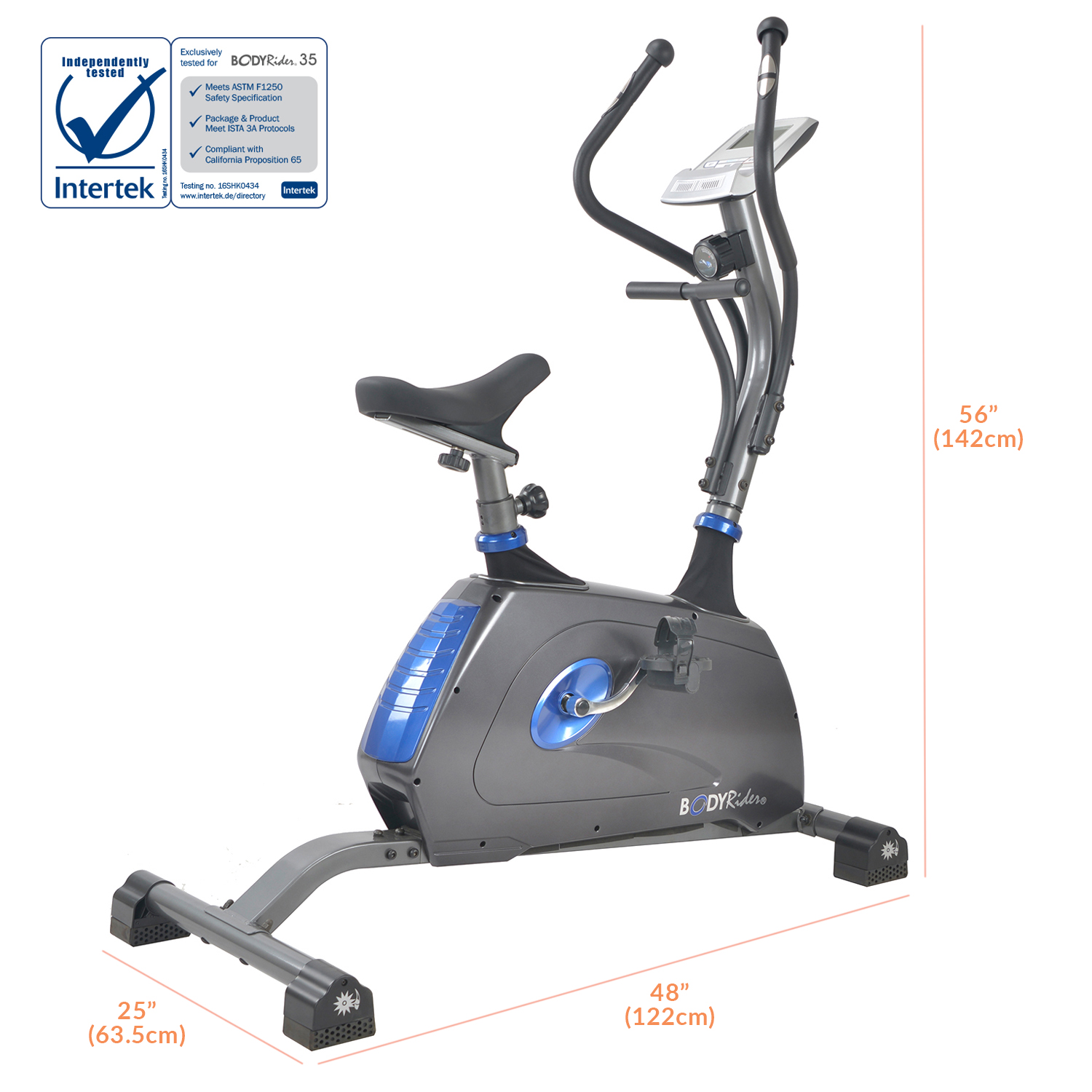 The Body Rider HBR35 Core & Cardio Workout Ab & Thigh Exercise Gallop Workout Trainer Machine - image 2 of 2