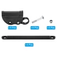 thumbnail image 3 of Unique Bargains Lounge Chair Seat Latch Hinge Fixed Catch Lock and Release Replacement Parts Set, Black 2 Set, 3 of 6