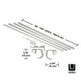 thumbnail image 3 of Umbra Twilight Expandable Double Curtain Rod 48-88", 3 of 19