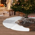 thumbnail image 5 of KLL 36" Christmas Tree Skirt Yak Xmas Tree Skirts Mat for New Year Xmas Holiday Party Indoor Outdoor Home Decoration, 5 of 5
