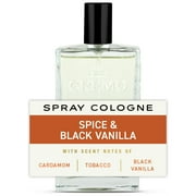 Cremo Men's Cologne Spray, Spice & Black Vanilla Scent, 3.4 fl oz