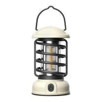 EUDIDV Portable Lamp New Portable Retro Camping Lamp, USB Rechargeable Camping Lantern, Hanging Dimmable LED Tent Lantern, Lightweight Camping Light for Courtyard Outdoor Bright Camping Lamp